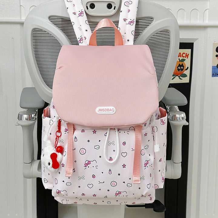 Cute Character-Printed School Backpack