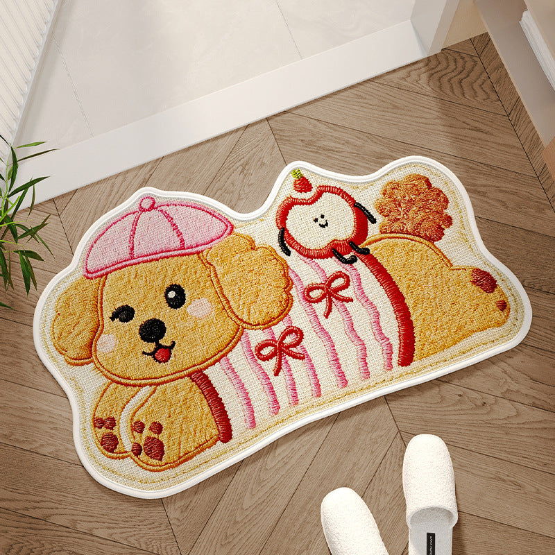 Cute Cat-Themed Decorative Bath Mat Acalora