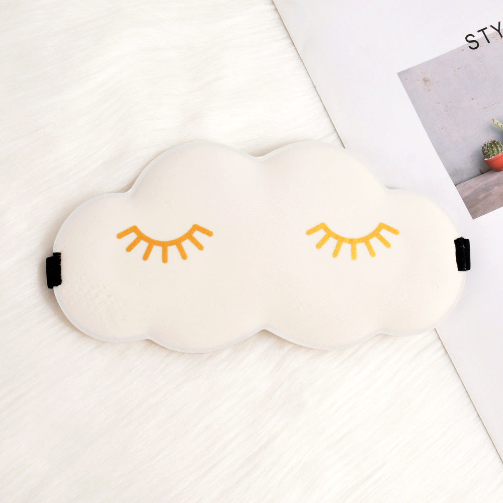 Women's cute cloud sleep mask made of memory foam with ergonomic padding and adjustable elastic band Kalsten