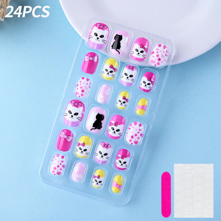 Themed Summer Beach Nail Art Press-On Nails Kalsten
