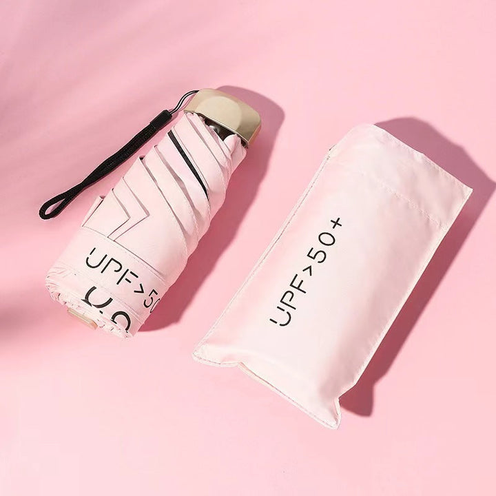 Ladies UV Protection Folding Umbrella with Unique Design Kalsten