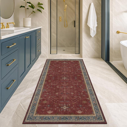 Vintage Floral Runner Carpet Acalora