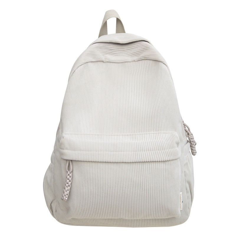 Textured Corduroy Backpack Kalsten