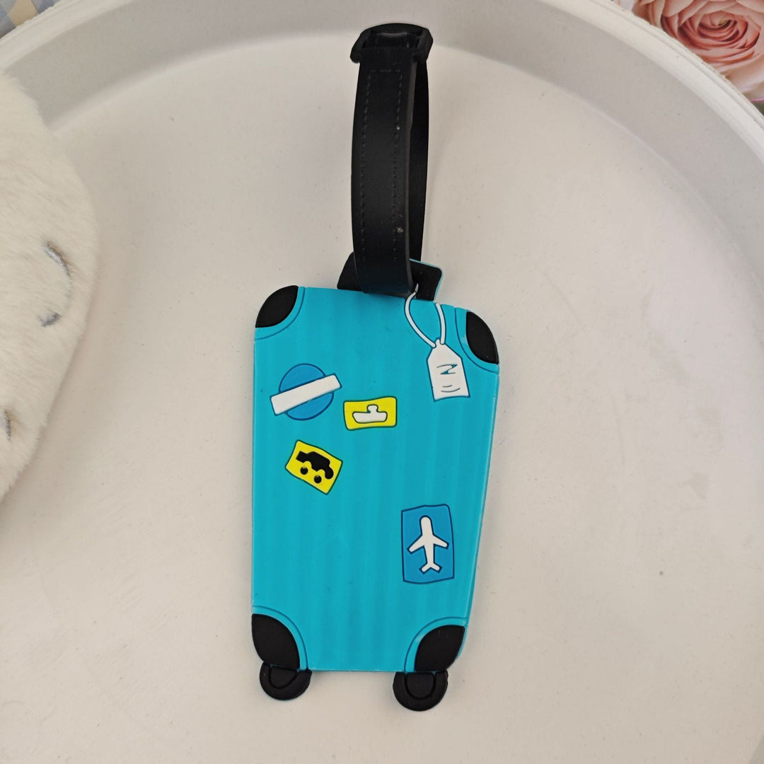 Unisex luggage tag in playful suitcase design Kalsten