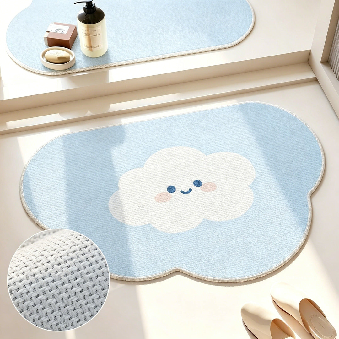 Floral Pattern Bath Mat Kalsten