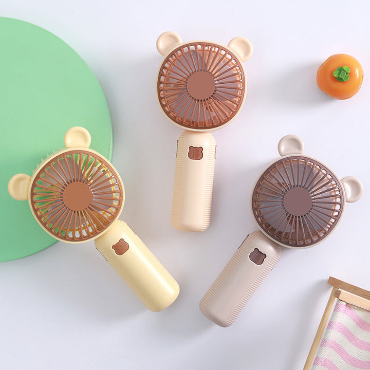 Ladies hand fan in cute bear design Kalsten