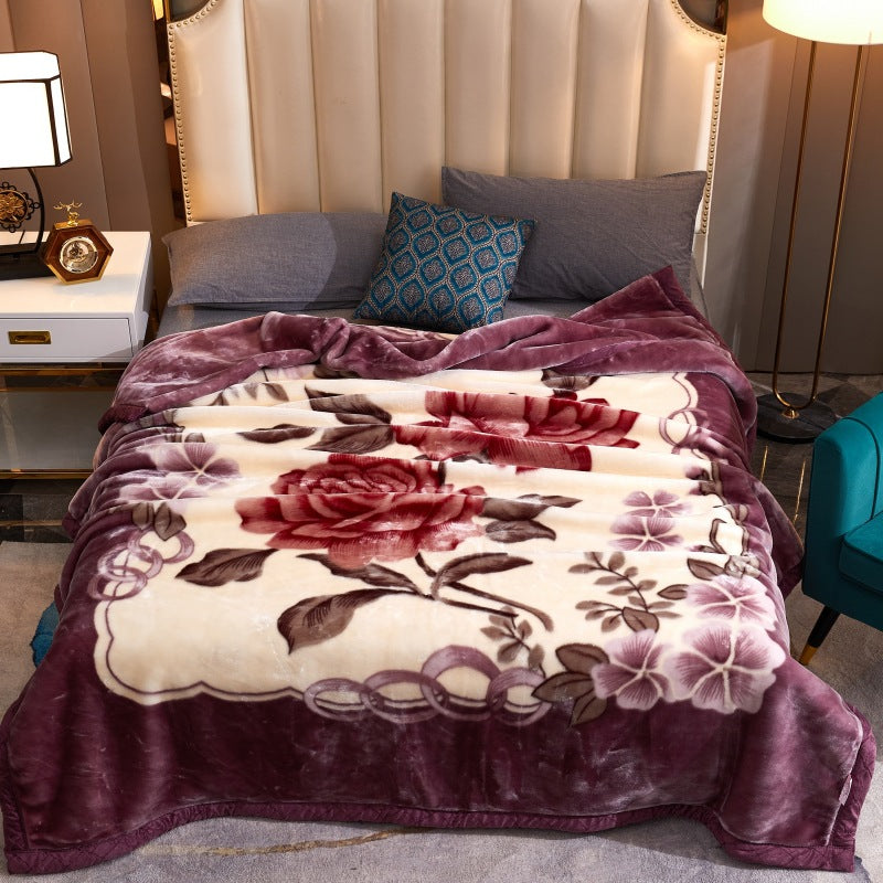 Decorative Fleece Throw Blanket Kalsten