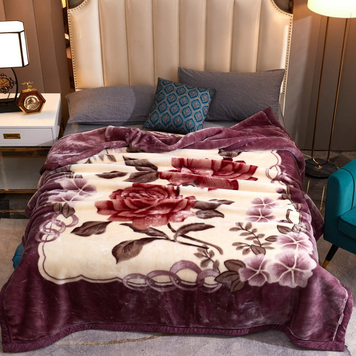 Decorative Fleece Throw Blanket Kalsten