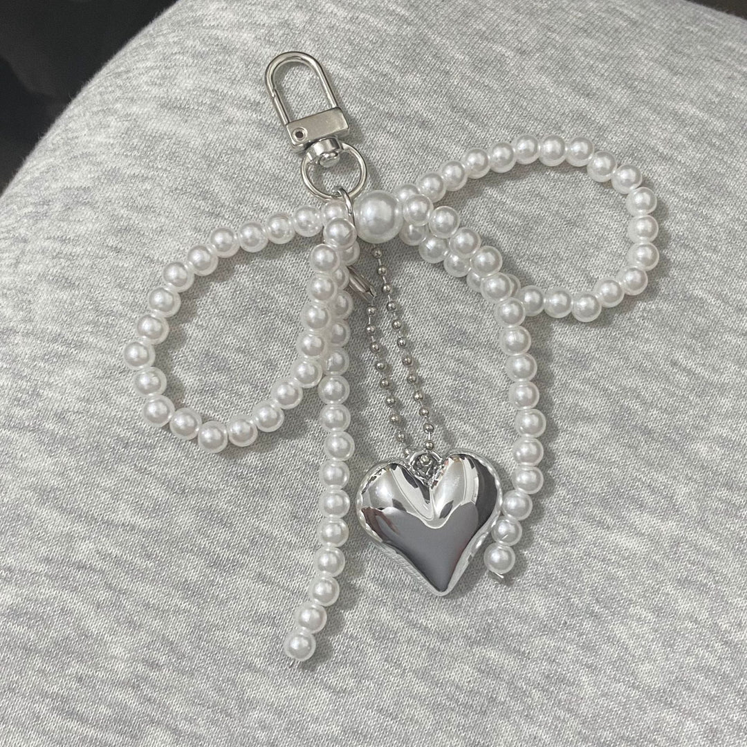 Elegant Pearl Bow Keychain Kalsten