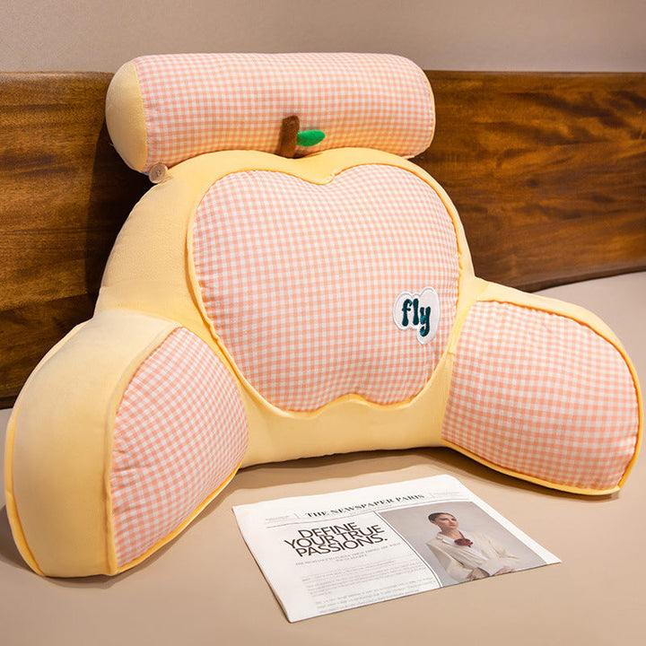 Comfortable support cushion with playful fruit design Kalsten