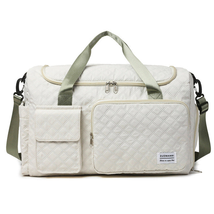 Spacious Sport Duffel Bag With Textured Surface Kalsten