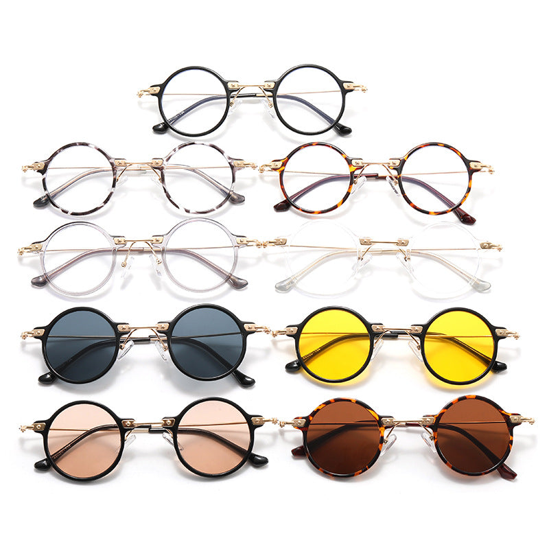 Ladies round glasses with delicate metal frame Kalsten