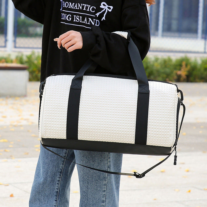 Ergonomic Textured Sports Duffle Bag Kalsten
