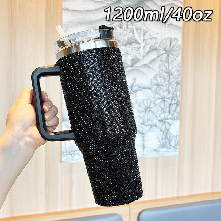 Women's Sparkling Water Bottle with Large Volume and Ergonomic Handle Kalsten