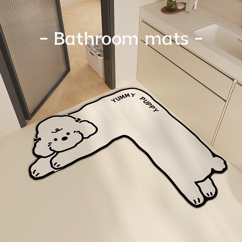 Cute Animal-Themed Bath Mat Kalsten