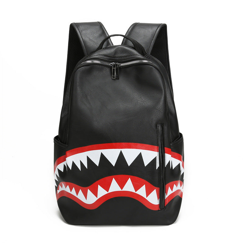 Shark-Graphic Casual Backpack kalsten