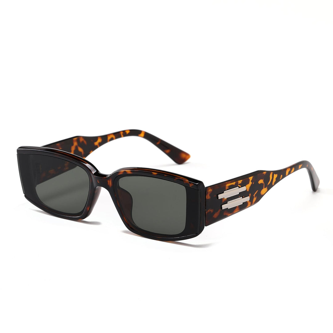 Women's elegant rectangular sunglasses with stylish acetate frame Kalsten