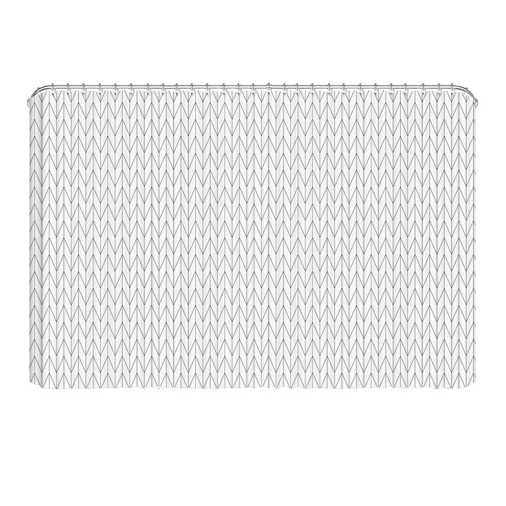 Floral Patterned Bathroom Shower Curtain Kalsten