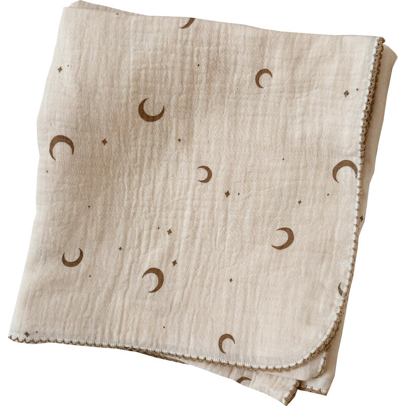 Women's Cozy Cotton Blanket with Floral Design Kalsten