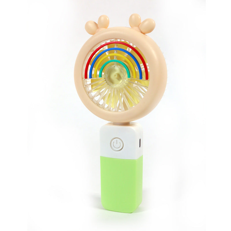 Unisex Portable Hand Fan with Colorful LED Light Effects Kalsten