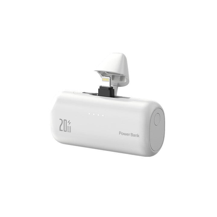Portable power bank with integrated Lightning connector and fast charging function Kalsten
