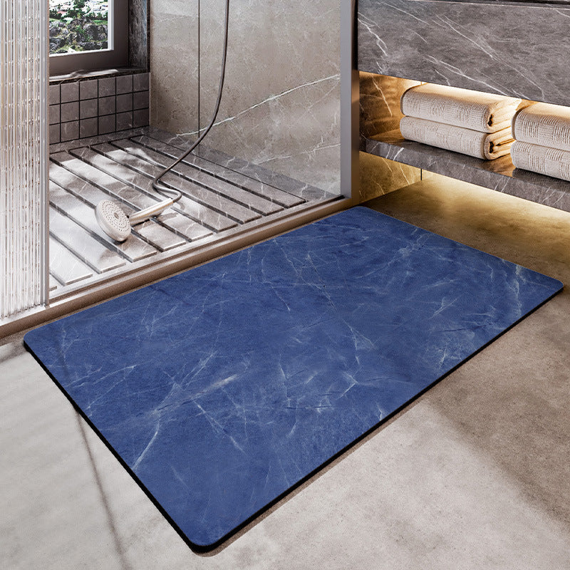 Marble Pattern Bath Mat Kalsten