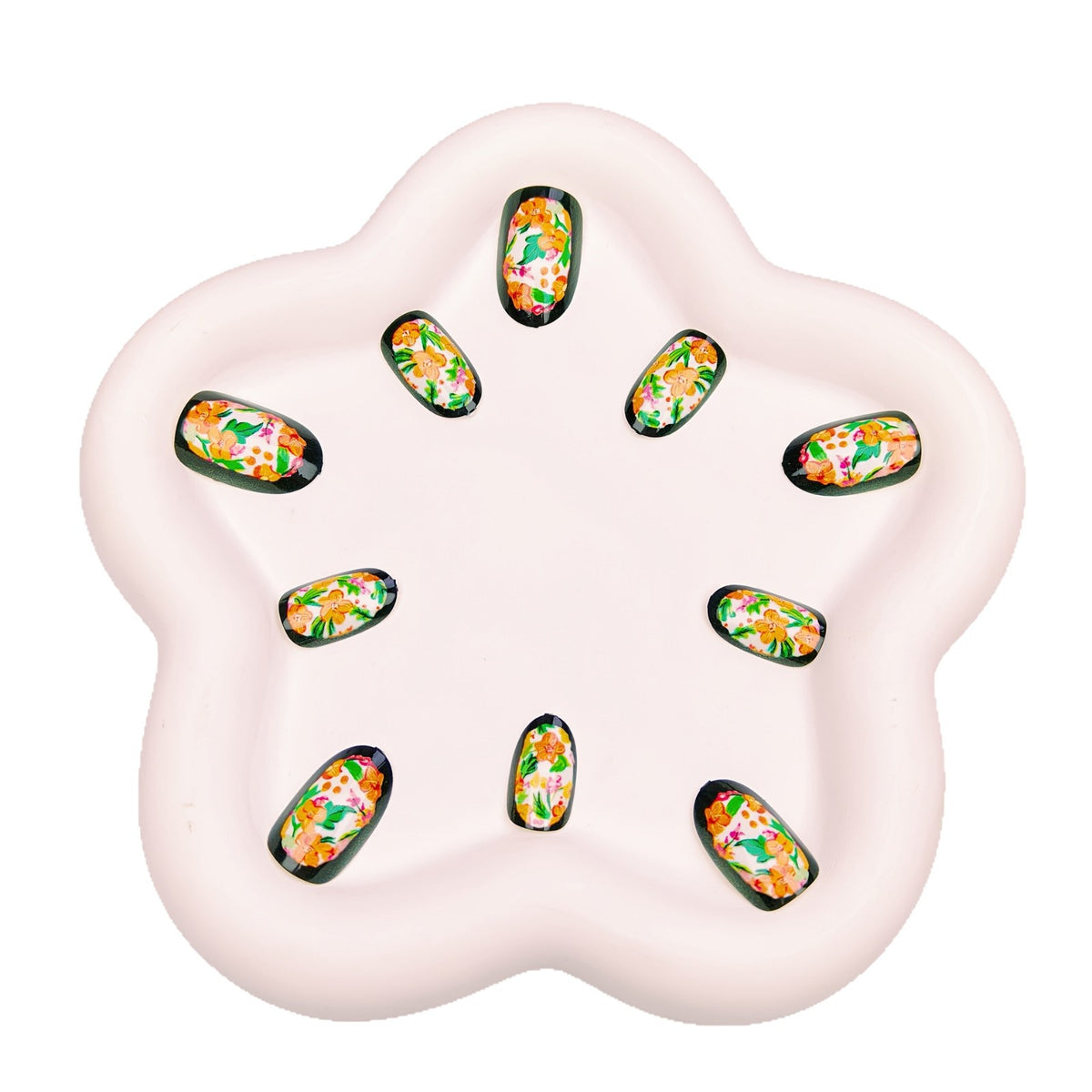 3D Floral Design Nail Art Acalora