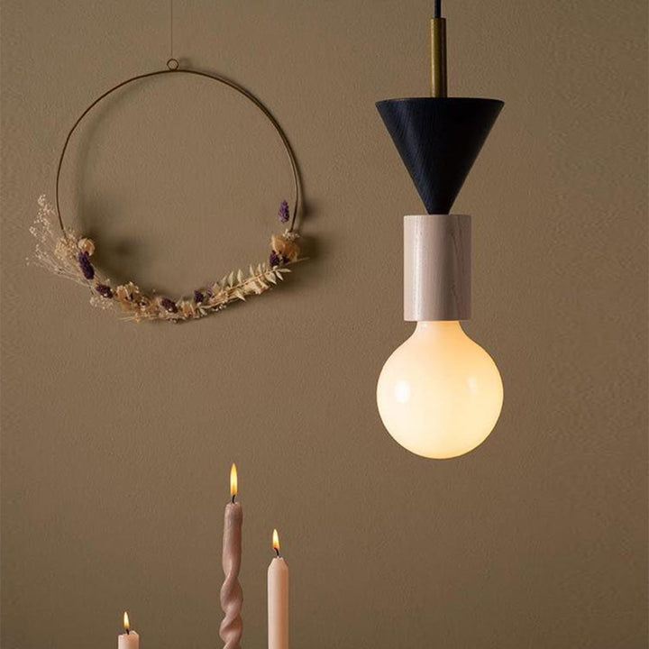 Design Colored Wood Blocks Pendant Light | Kalsten