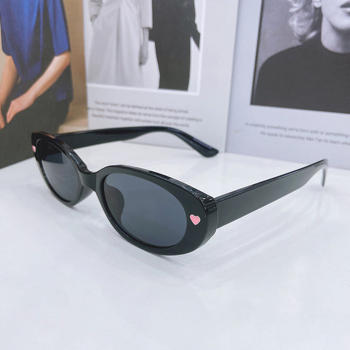 Fashionable Cat-Eye Sunglasses with Hearts Kalsten