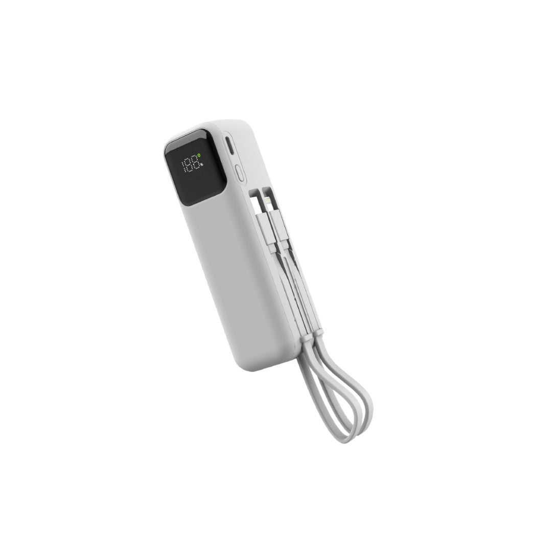 Portable power bank with integrated wireless charging function and LCD display Kalsten
