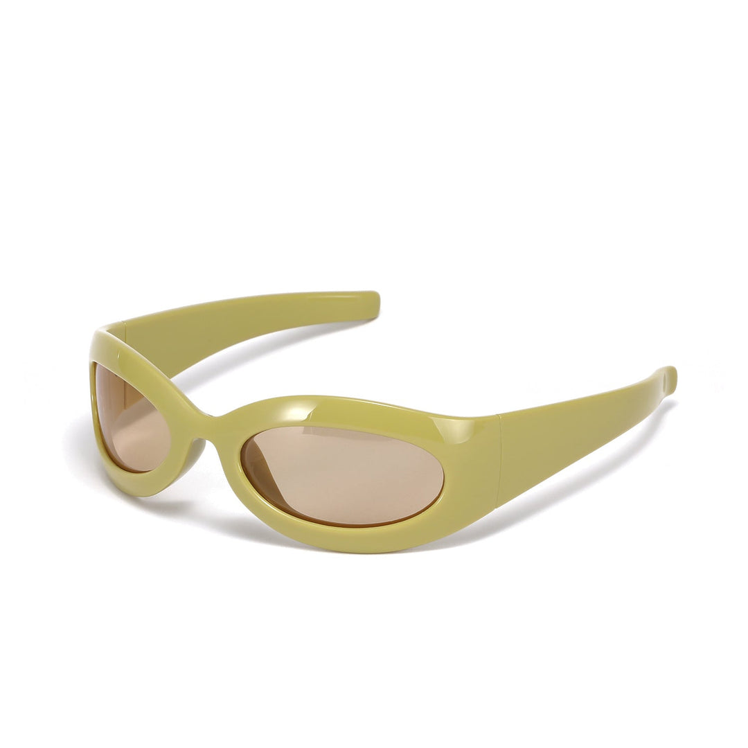 Women's fashionable retro sunglasses in trendy oval design Kalsten