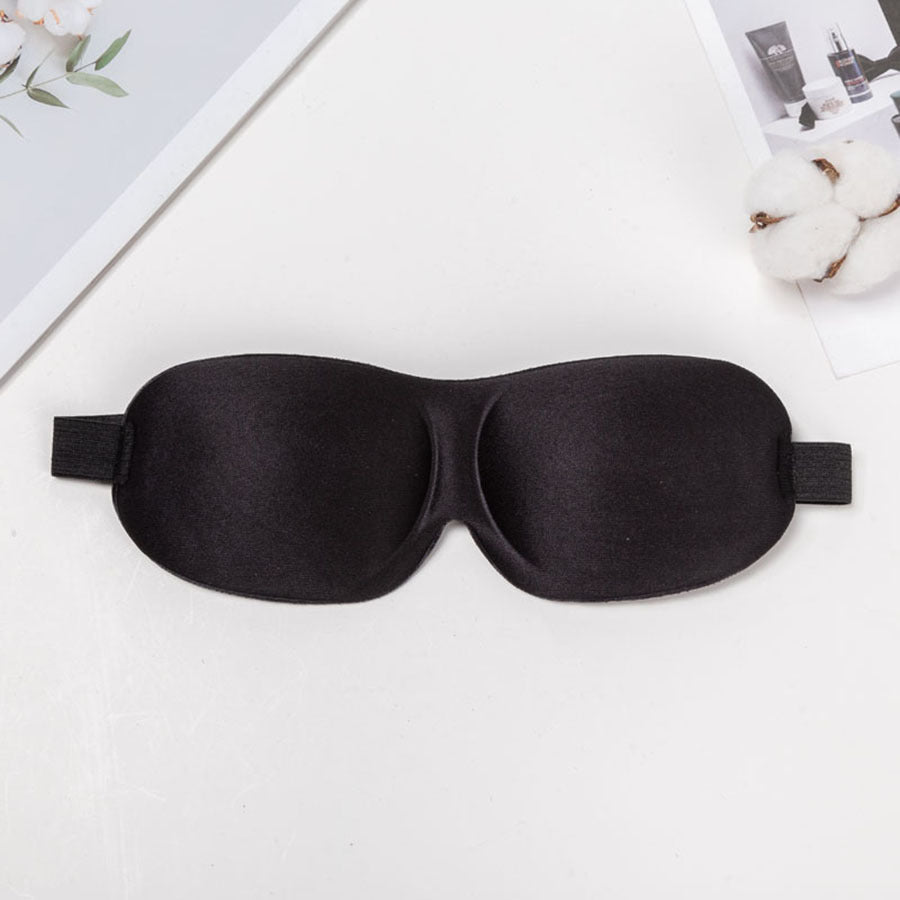 Unisex nan light-blocking travel mask with thermoformable nylon cover and wide comfort band Kalsten