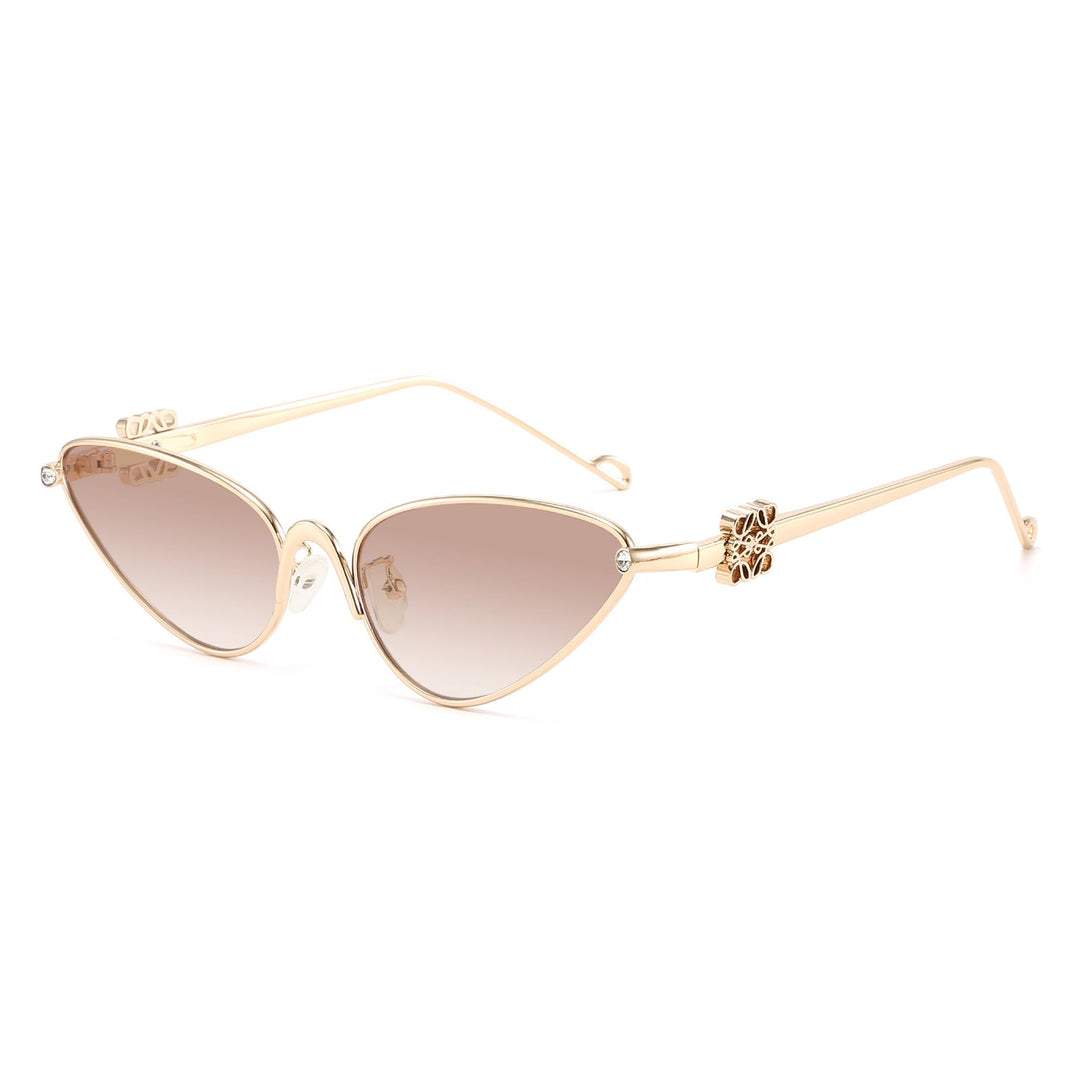 Women's Cat-Eye Sunglasses with Elegant Accents and UV Protection Kalsten