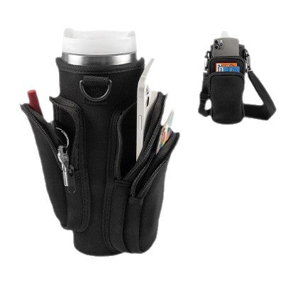 Unisex Portable Drink Container with Multifunctional Compartments Kalsten