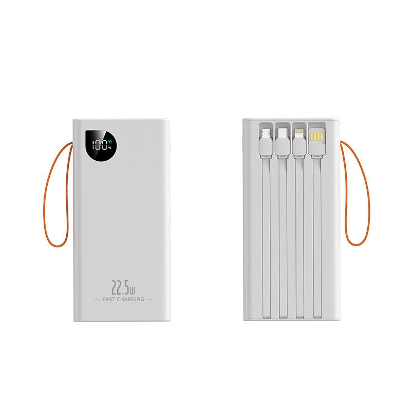 Portable power bank with LED lighting and digital power display Kalsten