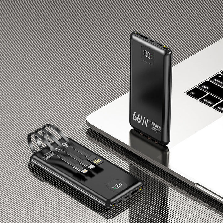 Compact power bank with integrated fast charging ports Kalsten