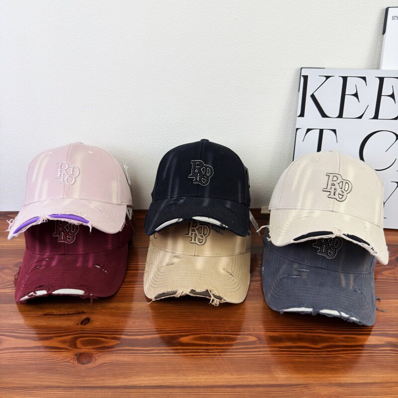 Women's Distressed Classic Cotton Baseball Cap Kalsten