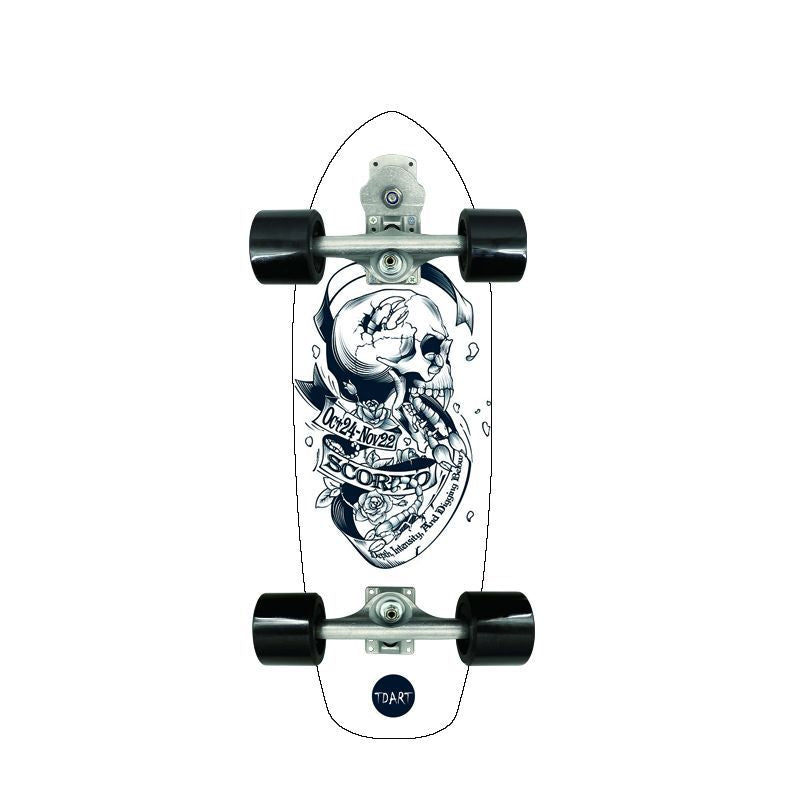 Retro-Inspired Mini Cruiser Skateboard Kalsten
