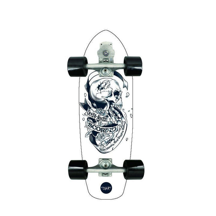 Retro-Inspired Mini Cruiser Skateboard Kalsten