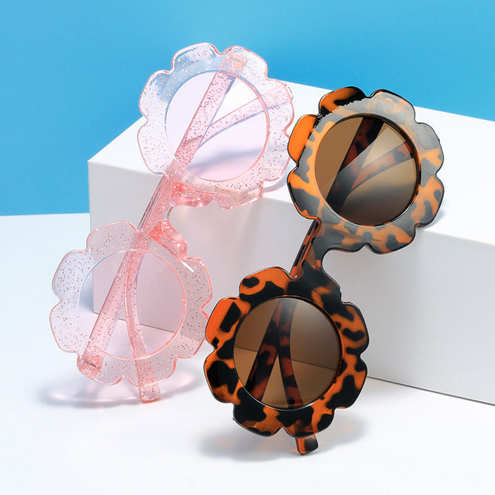 Ladies playful flower sunglasses with high UV protection Kalsten