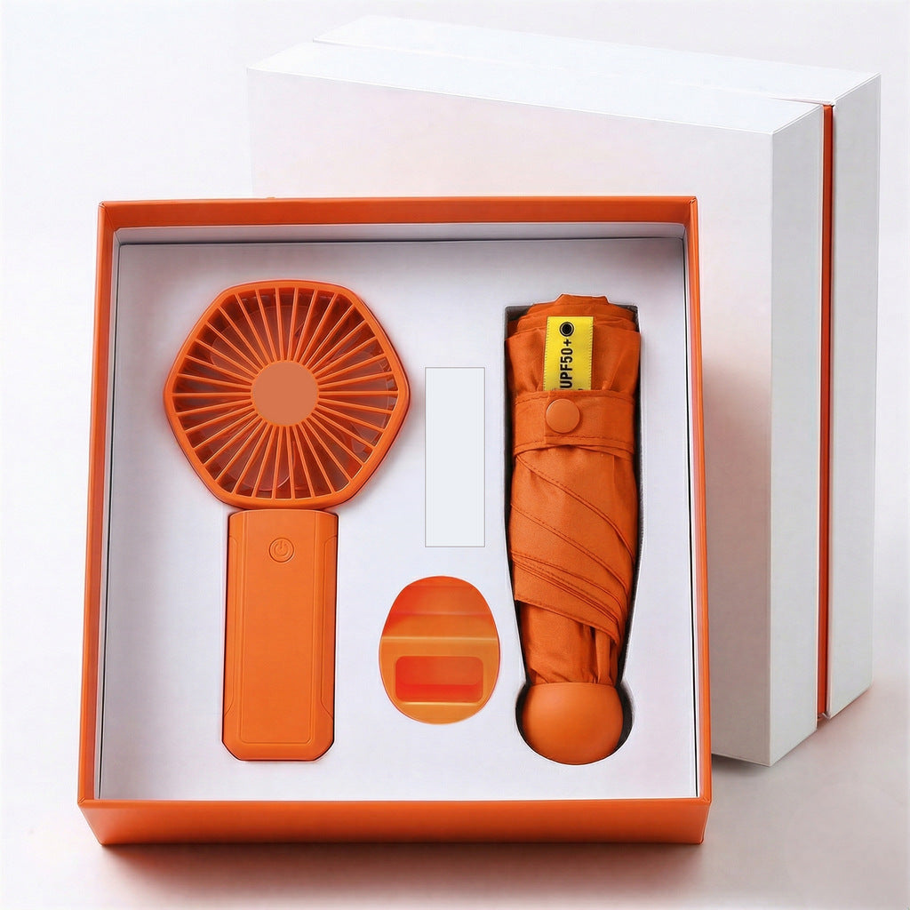 Unisex Portable Fan and Water Bottle Set Kalsten