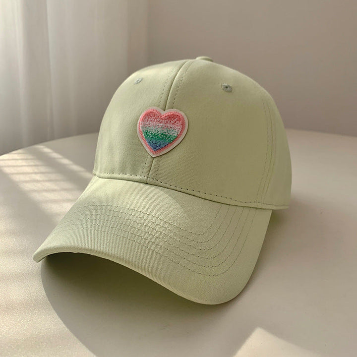 Women's Casual Heart Embroidered Baseball Cap Kalsten