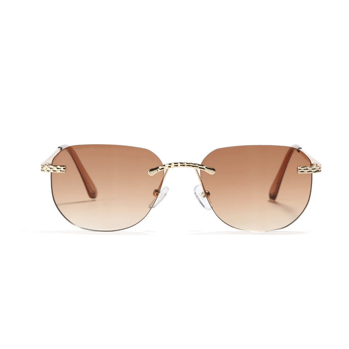Women's Casual Oversized Sunglasses with Elegant Metal Frame Kalsten