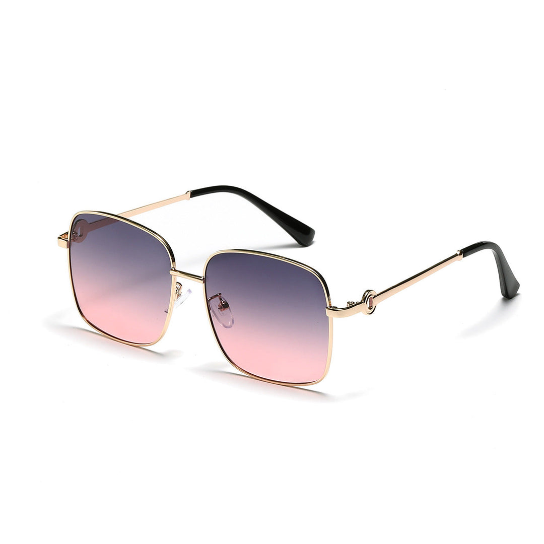Ladies elegant square sunglasses with high-quality metal frame Kalsten