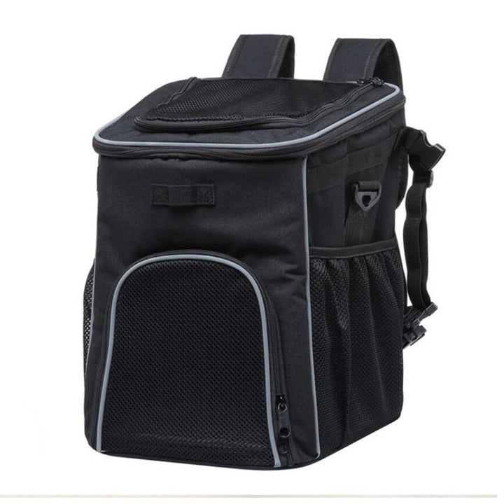 Front-Mounted Pet Carrier Bike Bag with Secure Leash Breathable Mesh Padded Base Reflective Trim Kalsten