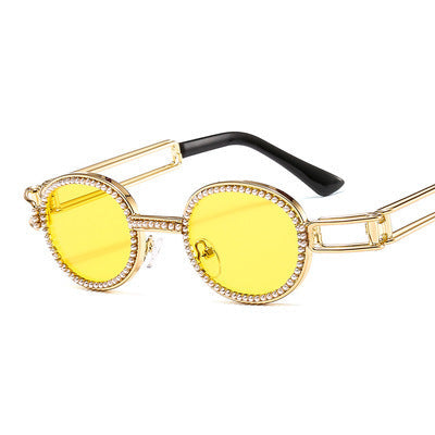Women's feminine designer sunglasses with extravagant frame Kalsten
