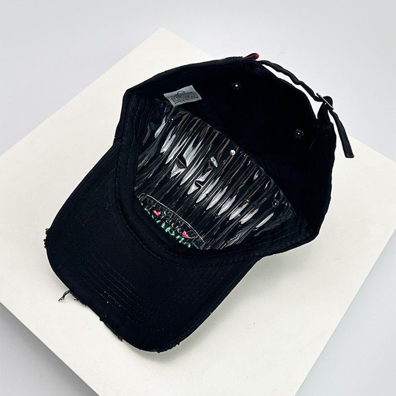 Women's Distressed Cotton Inspirational Baseball Cap Kalsten