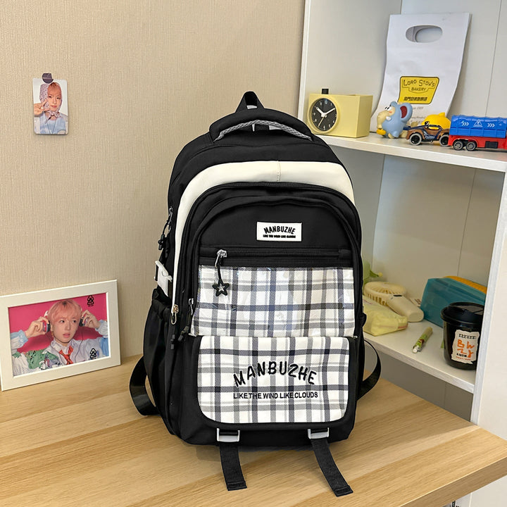 Casual Multi-Pocket Laptop School Backpack
