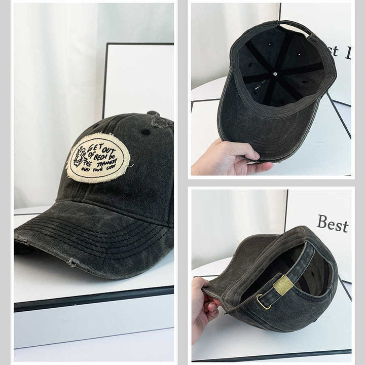 Women's Casual Distressed Cotton Baseball Cap Kalsten