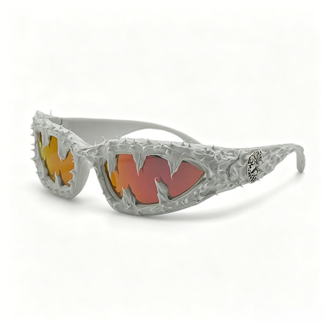 Ladies creative fashion sunglasses with unique spikes and skull design Kalsten